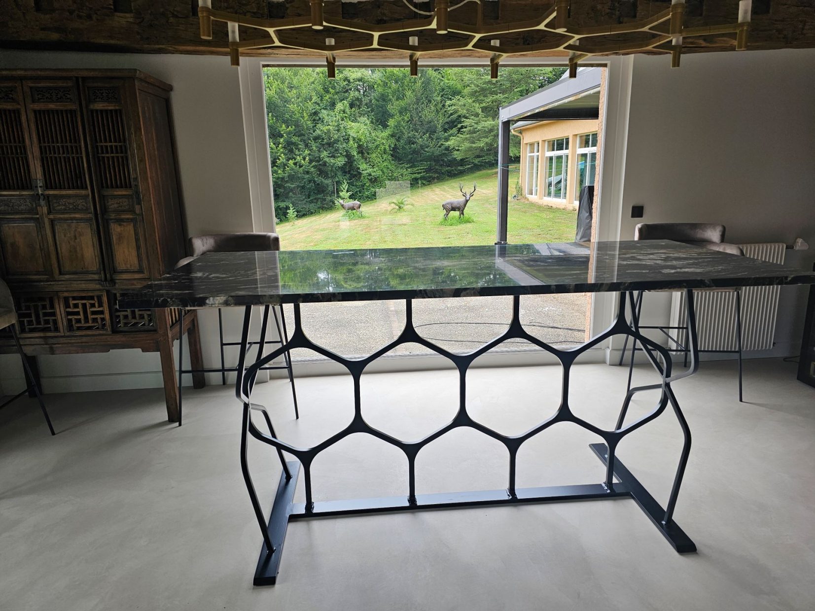 Table Métal à Lourdes- DcoMetal