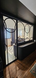 Porte verrière style art déco